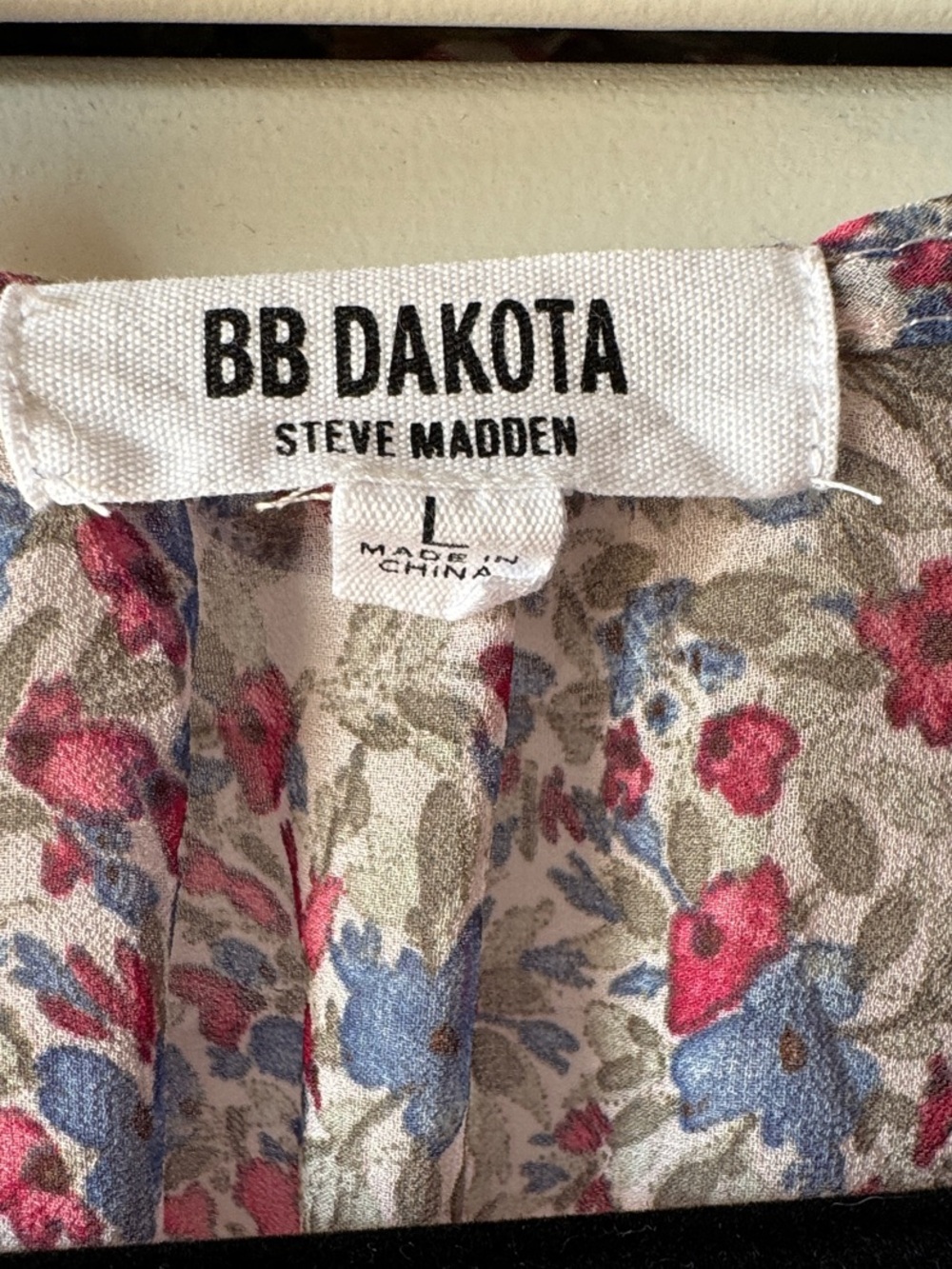 BB Dakota Pink Floral Ruffle Midi Dress - Picture 3 of 5